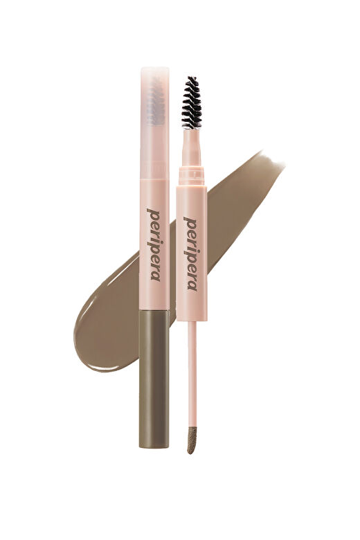 Uzun Süre Kalıcı, Yoğun Pigmentli Kaş Jeli Peripera Speedy Drawing Longwear Brow (01 Ash Gray) 1