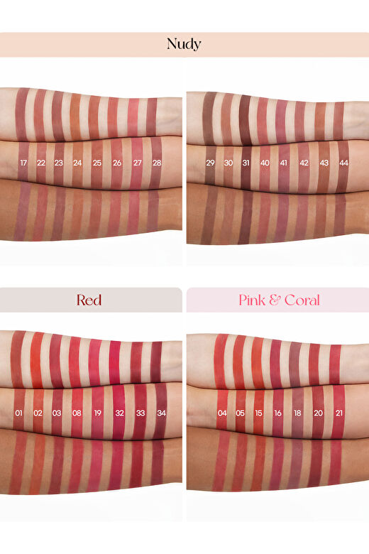 Yüksek Pigmentli, Kadife Görünümlü Gün Boyu Kalıcı Tint Peripera Ink Velvet (21 Vitality Coral Red) 4