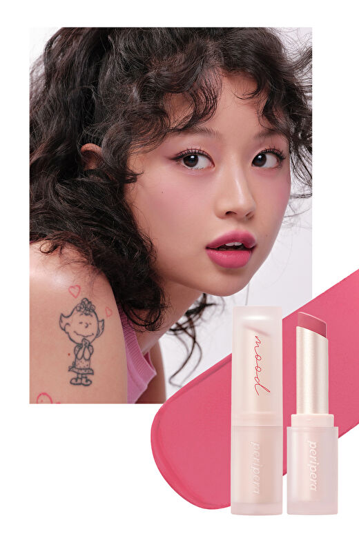 Mat Bitişli ve Uzun Süre Kalıcı Stick Ruj Peripera Ink Mood Matte Stick (11 Pink Of Course) 1