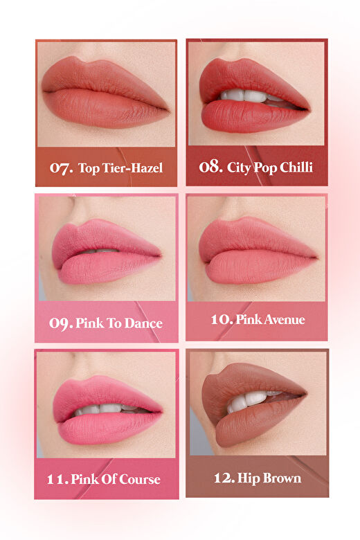 Mat Bitişli ve Uzun Süre Kalıcı Stick Ruj Peripera Ink Mood Matte Stick (11 Pink Of Course) 4