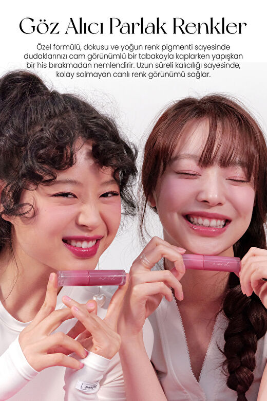 Ağırlık Hissi Vermeyen, Pigmentli, Parlak Tint Peripera Ink Mood Glowy Tint (05 Cherry So What) 4