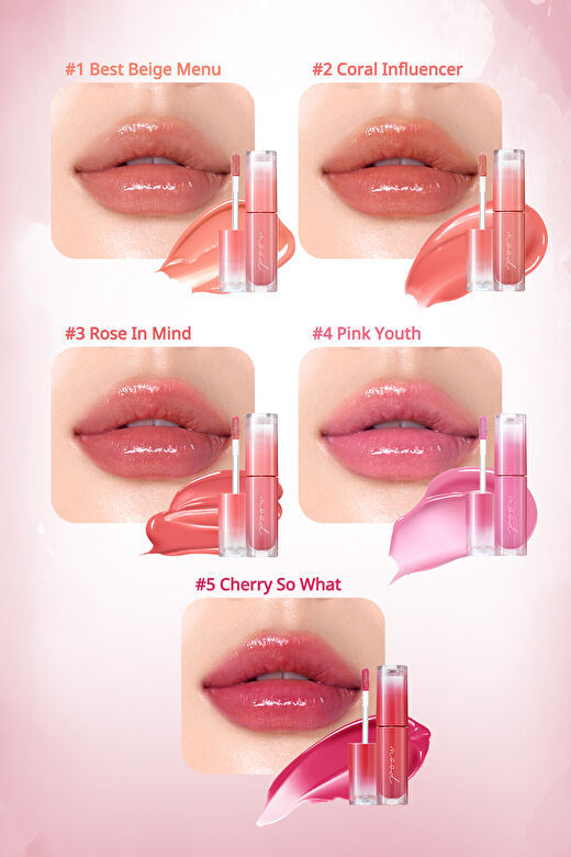 Kalıcı, Pigmentli, Parlak Bitişli Tint Peripera Ink Mood Glowy Tint (14 Follow Rose) (Peritage) 3