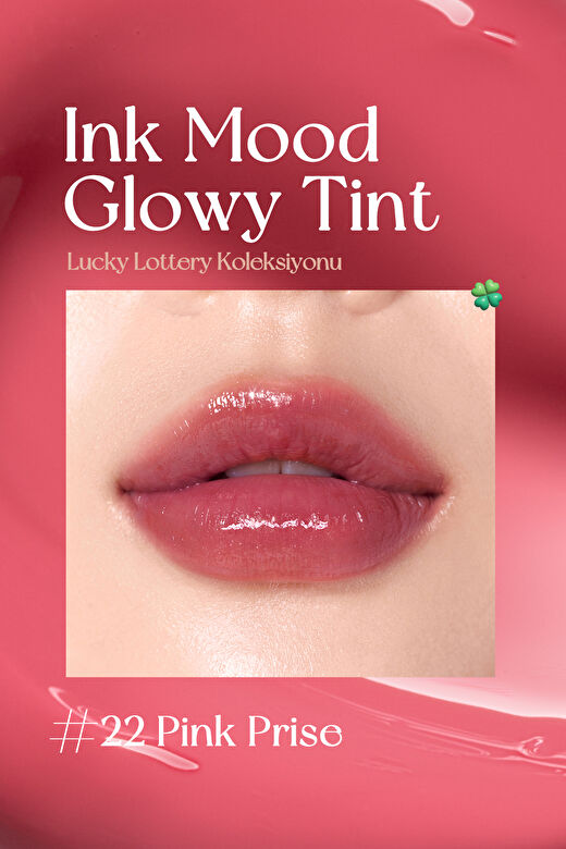 Kalıcı, Pigmentli, Parlak Bitişli Tint Peripera Ink Mood Glowy Tint (22 Pink Prize) (Lucky Lottery) 2