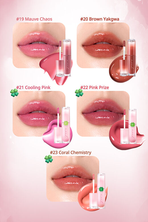 Kalıcı, Pigmentli, Parlak Bitişli Tint Peripera Ink Mood Glowy Tint (22 Pink Prize) (Lucky Lottery) 3
