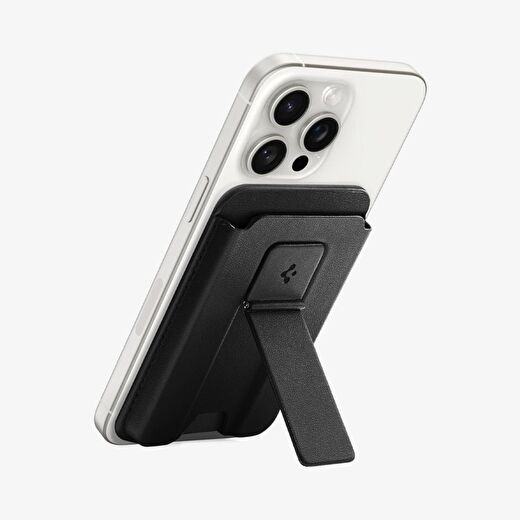 Spigen MagFit iPhone için MagSafe özellikli 3 Kartlı Manyetik Cüzdan Smart Fold 2 Wallet 2