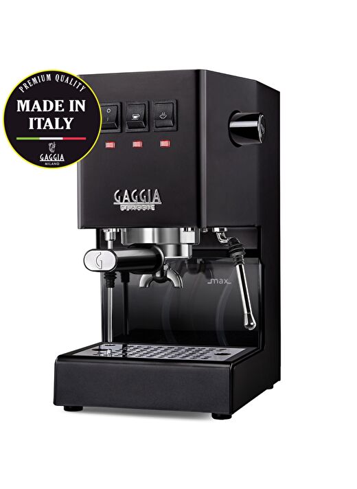 Gaggia New Classic E24 Siyah Manuel Espresso Makinesi 1