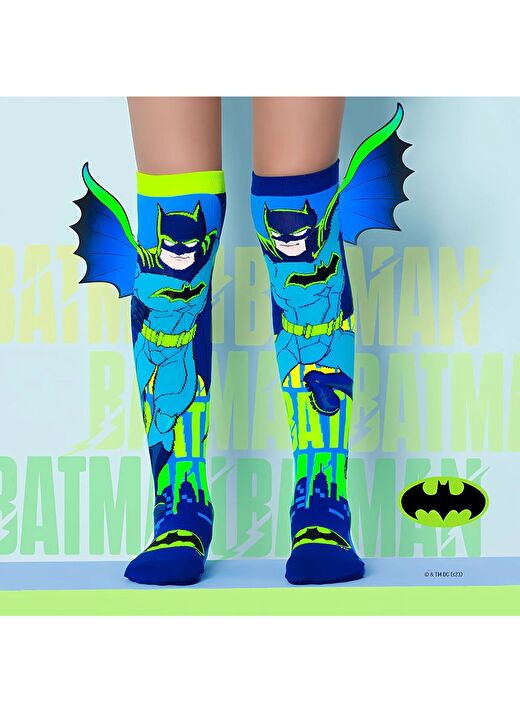 Madmia Batman Neon Çorap  2
