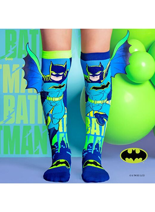 Madmia Batman Neon Çorap  3