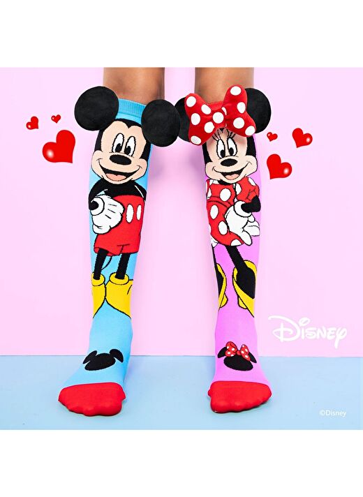 Madmia Mickey And Minnie Çorap 2