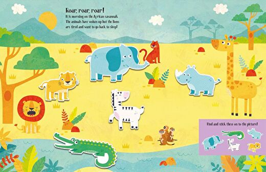 Felt Stickers - Animals Play Scene Book 2