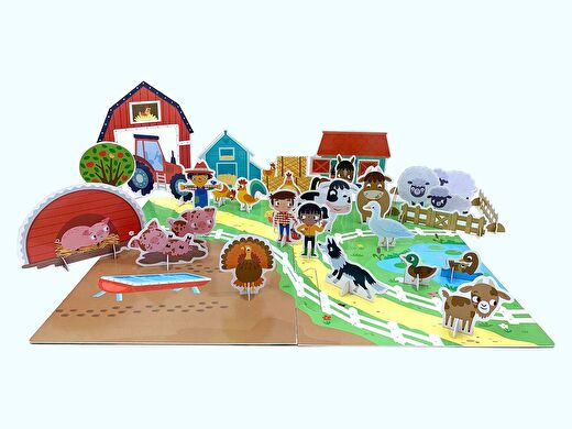 Build and Play - Farm Book and Play Set 2