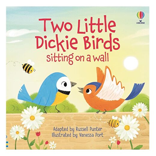 Two Little Dickie Birds Sitting on a Wall 1