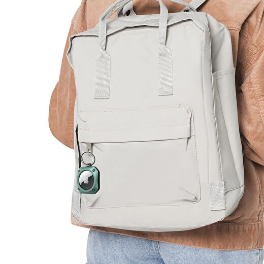 Buff TagSafe ProShield Taşınabilir Anahtarlık AirTag Kılıf Green 3