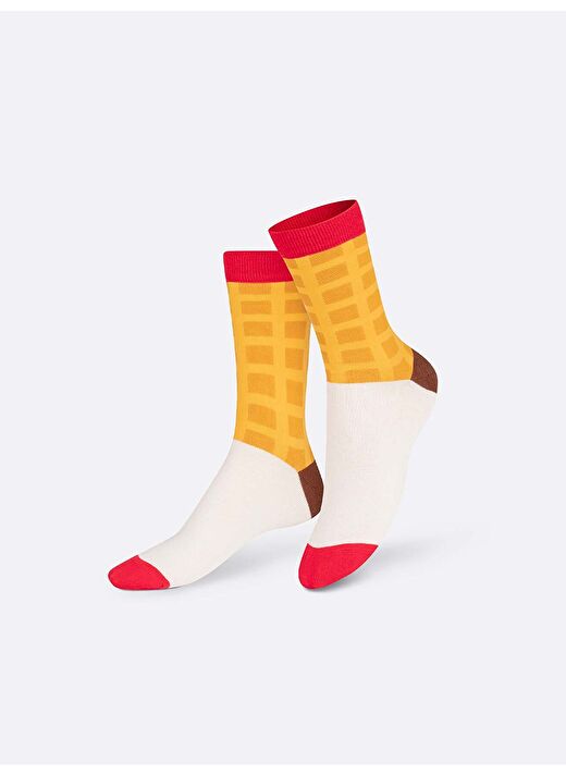 Eat My Socks - Yetişkin Tatlı Waffle Çorap 3