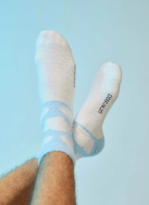 Eat My Socks - Yetişkin Tüylü Bulut Çorap 2