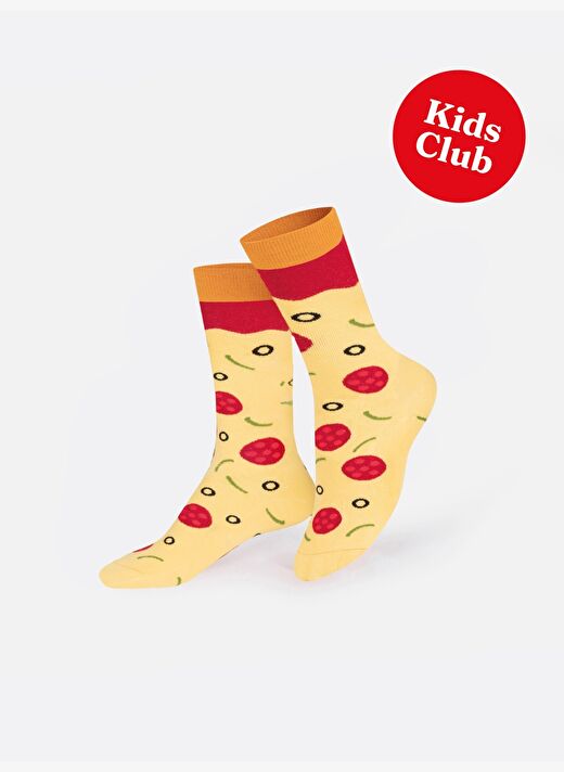 Eat My Socks - Çocuk Napoli Pizza Çorap 2