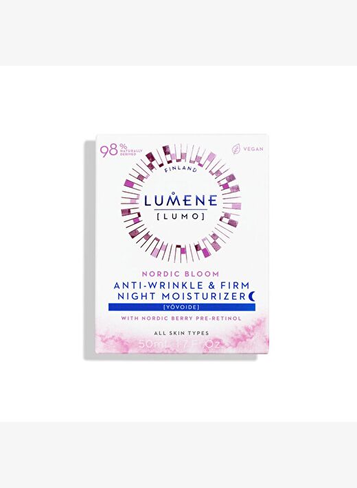 Lumene Nordic Bloom Kırışıklık Karşıtı ve Sıkılaştırıcı Gece Bakım Kremi 50 ml 2