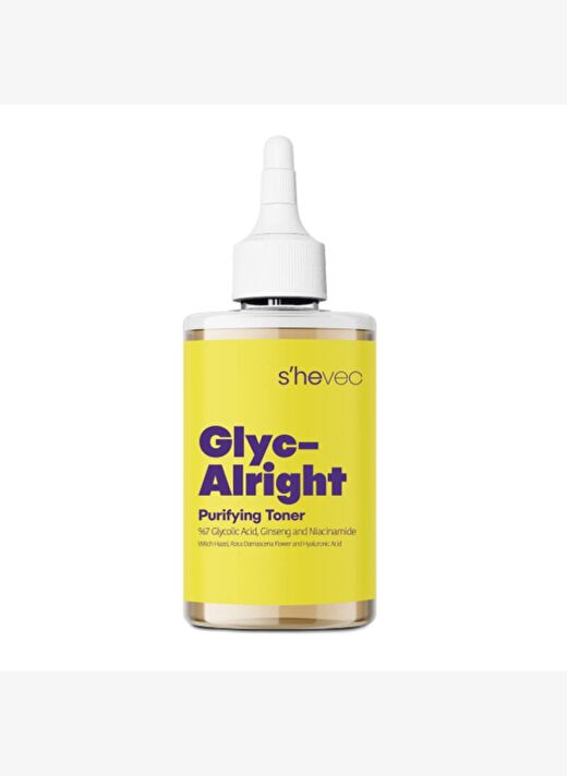 She Vec Glyc-Alright -7 Glycolic Acid + Ginseng + Niacinamide 200 ml 1