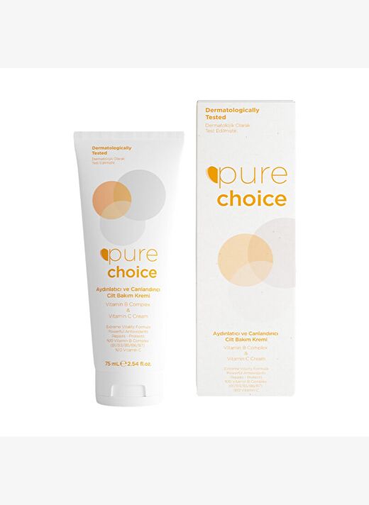 Pure Choice Vitamin C ve Vitamin B Complex Cilt Bakım Kremi 75 ml 2