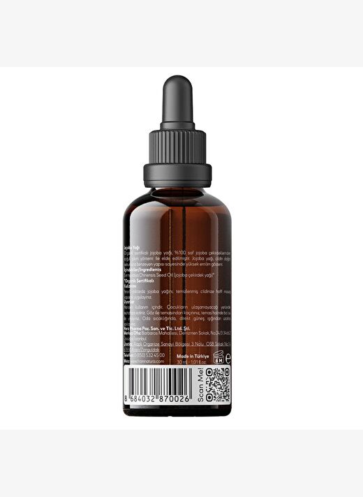 From Natura Organik Soğuk Sıkım Jojoba Yağı 30 ml 2
