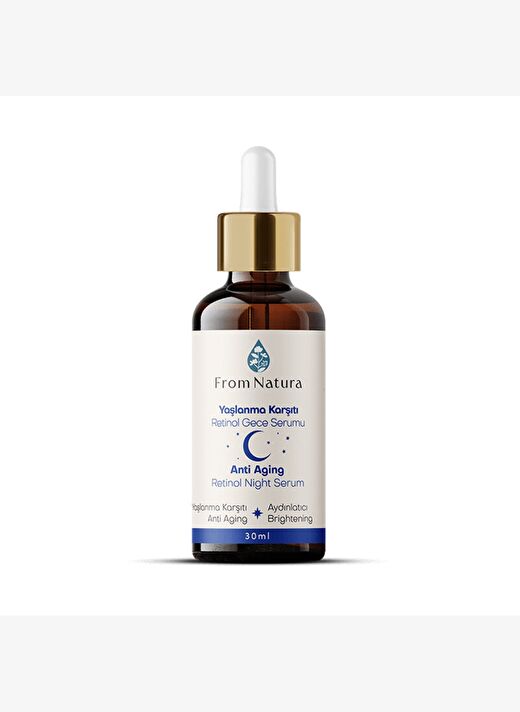 From Natura Yenileyici Yaşlanma Karşıtı Retinol Gece Serumu 30 ml 1