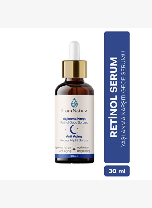 From Natura Yenileyici Yaşlanma Karşıtı Retinol Gece Serumu 30 ml 3