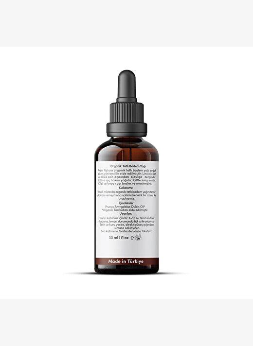 From Natura Organik Soğuk Sıkım Tatlı Badem Yağı 30 ml 4