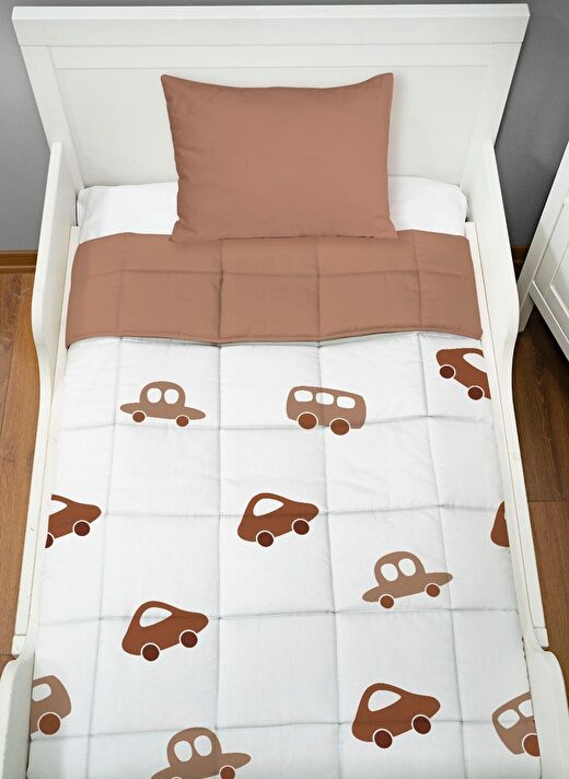 Bebek Yorgan Seti (95X145 CM) - Iconic Serisi - Vintage Car 2
