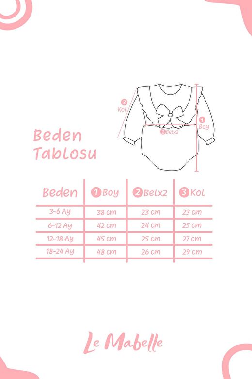 Mint  Fisto Yakalı Keten Kız Bebek Romper - Tallis 4