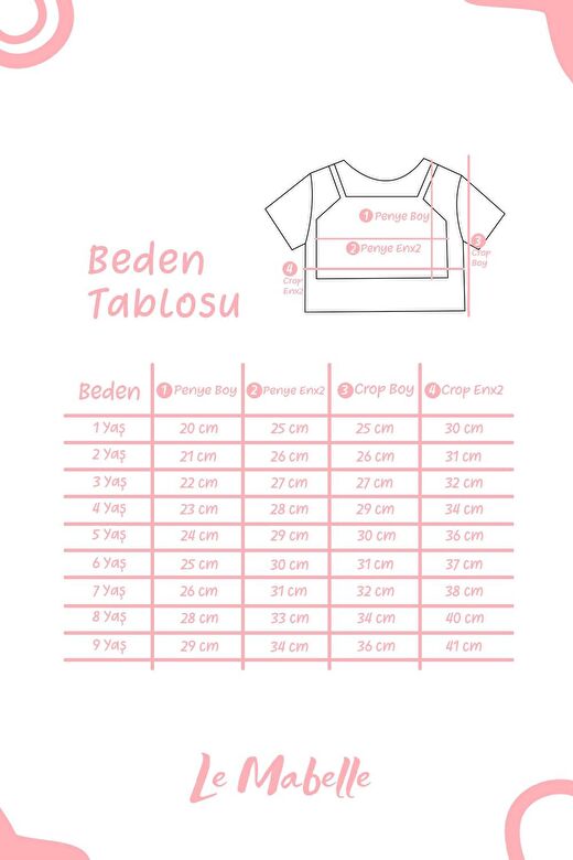 Lila  Yıldız Baskılı Kız Çocuk Tül Crop 4