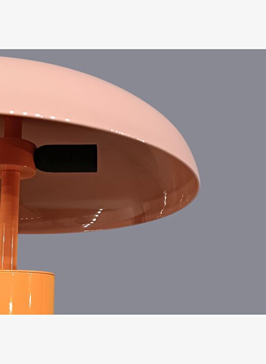 Lino Pembe Turuncu Masa Lambası 4