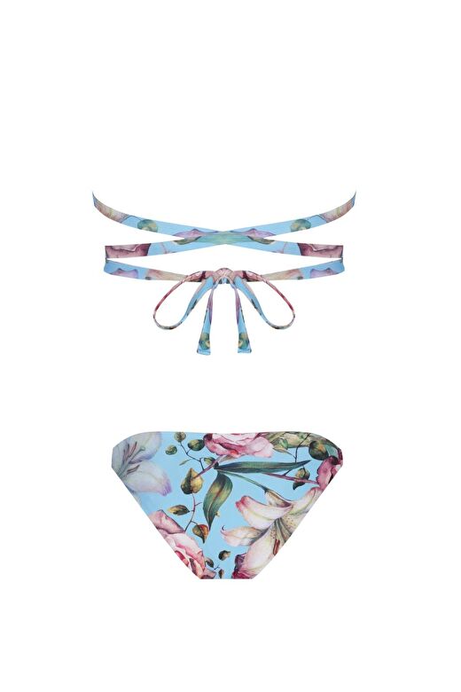 Triangle Blu Bikini Set 2