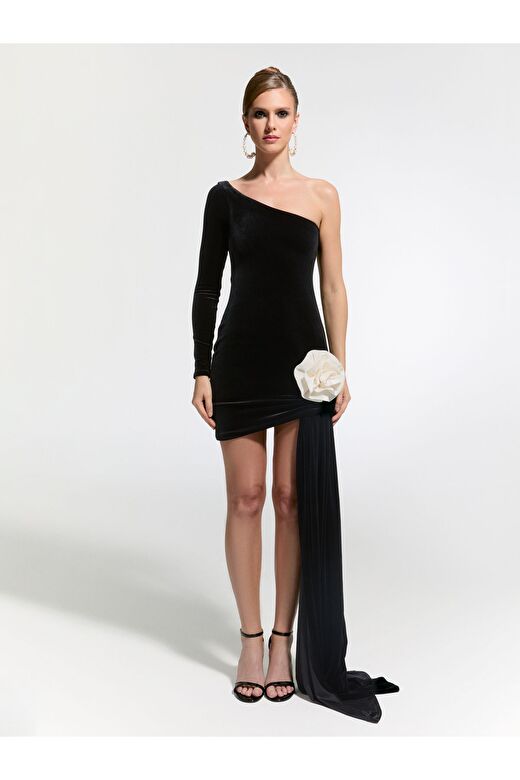 Connaught Velvet Mini Dress 1