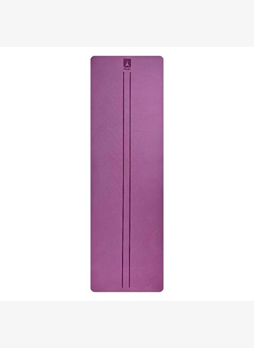 Rebuwo Çift Çizgili 8mm Kalın TPE Yoga ve Pilates Matı | Kaymaz, Konforlu, Ekstra Kalın Spor Matı  1
