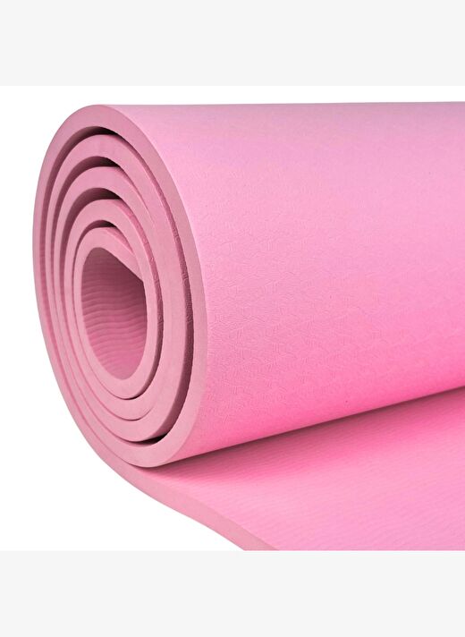 Rebuwo Çift Çizgili 8mm Kalın TPE Yoga ve Pilates Matı | Kaymaz, Konforlu, Ekstra Kalın Spor Matı  2