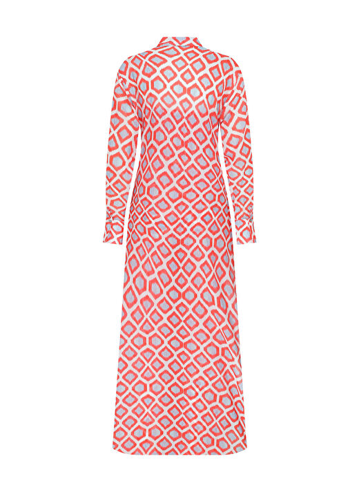 Coral Uzun Cotton Vual Gömlek 2