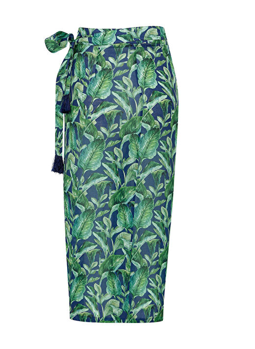 Ayarlanabilir Bel Green Leaf pareo 2