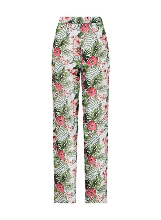Ön Yırtmaç Detaylı Rose Pantolon 2