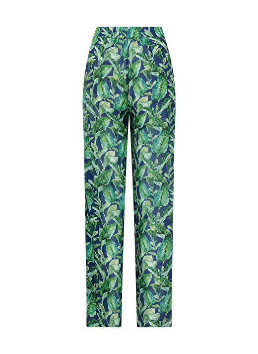 Ön Yırtmaç Detaylı Green Leaf Pantolon 2