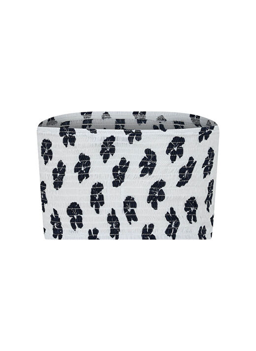 Gipe Poplin Navy Flower Büstiyer 3