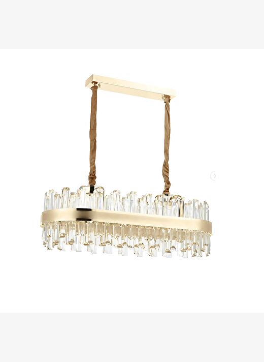 Rico Taşlı Rose Gold LED Avize 1