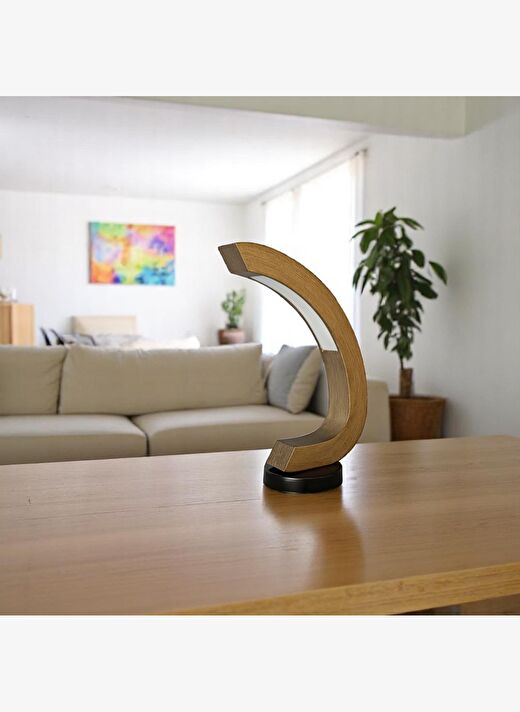 Enzo Eskitme Gold LED Masa Lambası 2