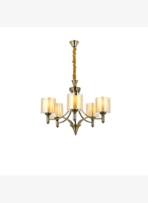 Celestia 5 Kollu Eskitme Gold Avize 1
