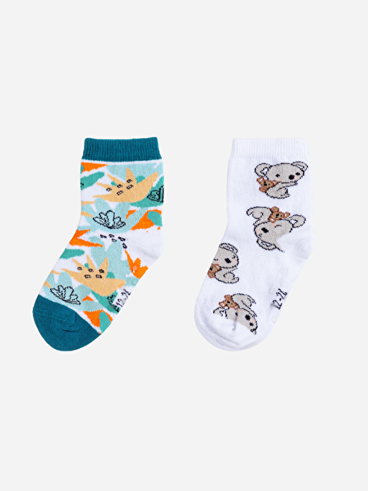 Organik Autumn - Koala 2'li Çorap 1