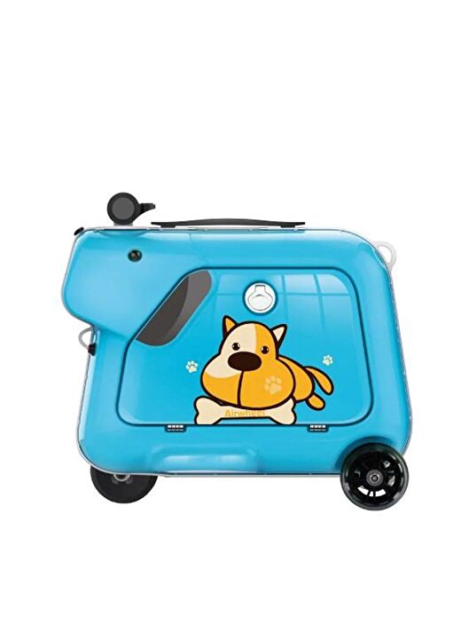 	Airwheel SQ3 Çocuklar İçin Elektrikli Binilebilir Scooter Valiz - Mavi(Kabin Boy) 1