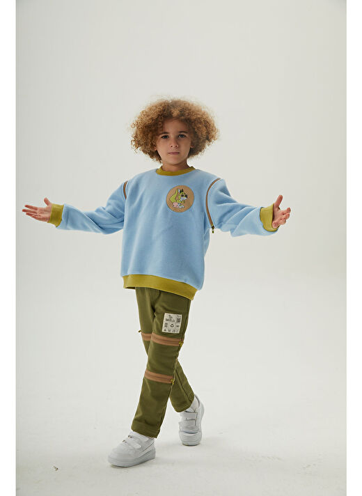 2'si Bir Arada Dönüşebilir Çocuk Sweatshirt & Süveter 1