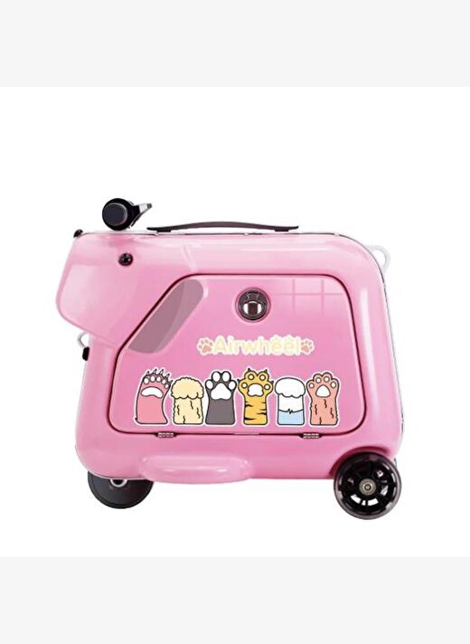 	Airwheel SQ3 Çocuklar İçin Elektrikli Binilebilir Scooter Valiz - Pembe(Kabin Boy) 2