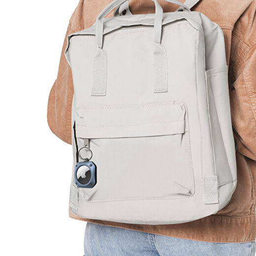 Buff TagSafe ProShield Taşınabilir Anahtarlık AirTag Kılıf Blue 3