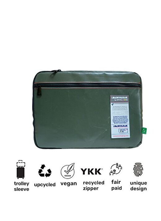 Urban Laptop by Upcycle Hero MacBook 13.3” & 13.6” Uyumlu İleri Dönüşüm Laptop Çantası 1