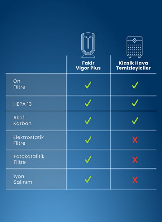 Vigor Plus Koku, Duman Ve Tüy Giderici Iyonizer Hava Temizleyici-hava Temizleme Cihazı 4